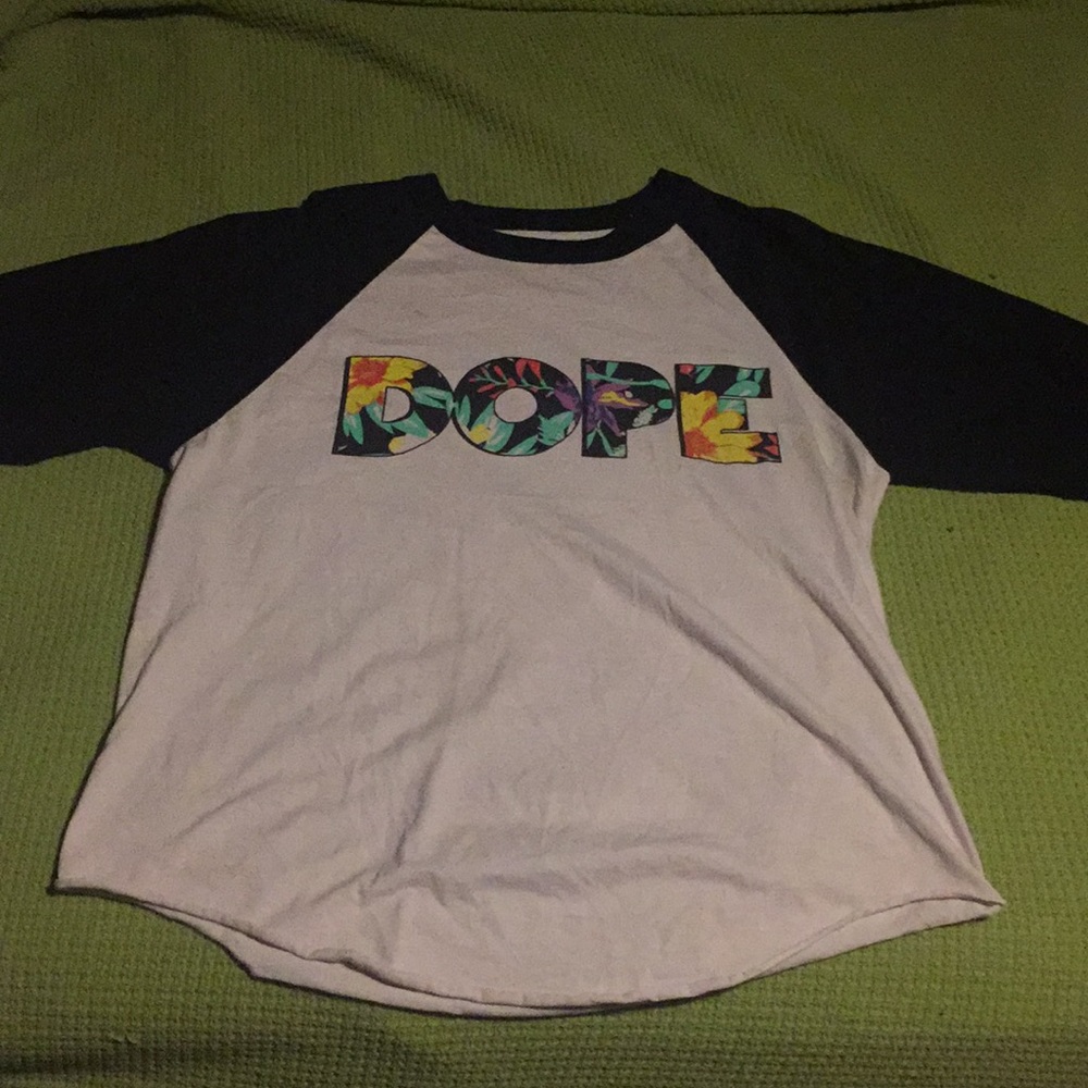 Black & White Floral Dope Shirt